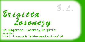 brigitta losonczy business card